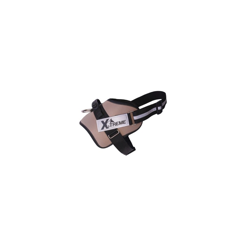 ARNÉS PERRO X-TREME PRO BEIGE TALLA XL 66-96cm CUELLO 84-105cm PECHO