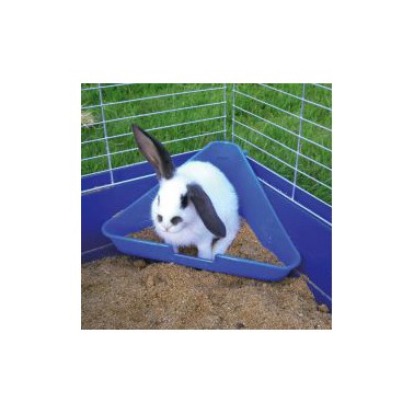 CAJA DE ASEO DE ESQUINA PARA JAULA DE ROEDORES