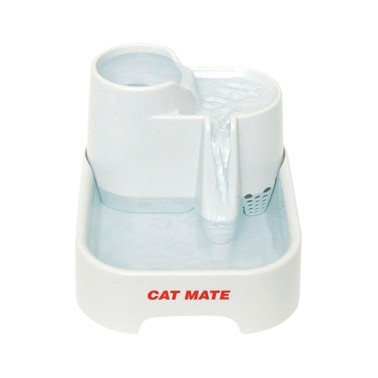 FUENTE CATMATE BLANCA PARA PERRO Y GATO 2 LITROS