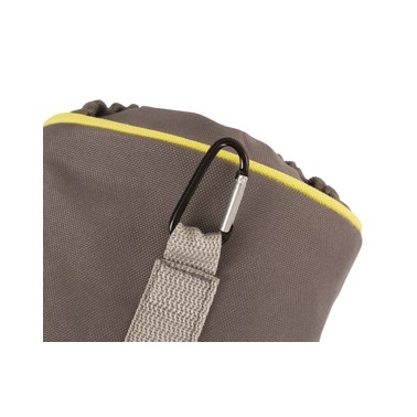 BOLSA PARA ALIMENTOS PRO GRIS Y AMARILLO 14x11x14cm