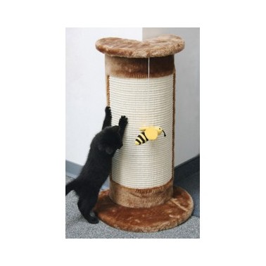 RASCADOR COLUMNA CORNER CON ABEJA PARA GATO 58cm