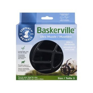 BOZAL BASKERVILLE ULTRA MUZZLE NEGRO TALLA 5