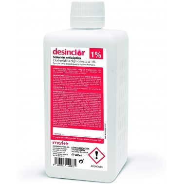 DESINCLOR CLORHEXIDINA SIN JABÓN 500ml