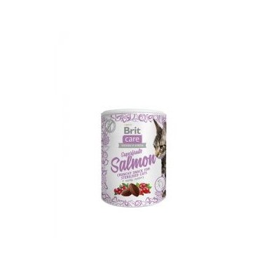 BRIT CARE SNACKS SUPERFRUITS GATO ADULTO SALMÓN  100g