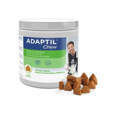 ADAPTIL CHEW 30cp Para calmar la ansiedad y procesos nerviosos en perros