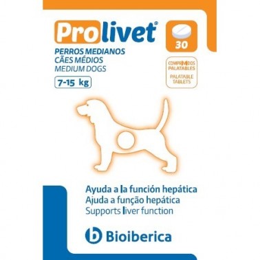 PROLIVET PERROS MEDIANOS 30 COMPRIMIDOS