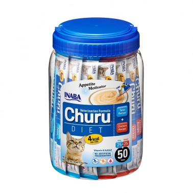 Vet Churu Diet Receta De Pollo Y Atún 50 x 14 gr