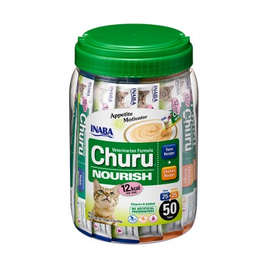 Vet Churu Nourish Receta De Pollo Y Atún 50 x 14 gr