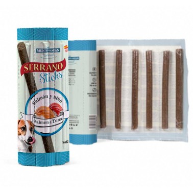 Mediterranean Sticks Serrano Salmón y Atún 16x12g