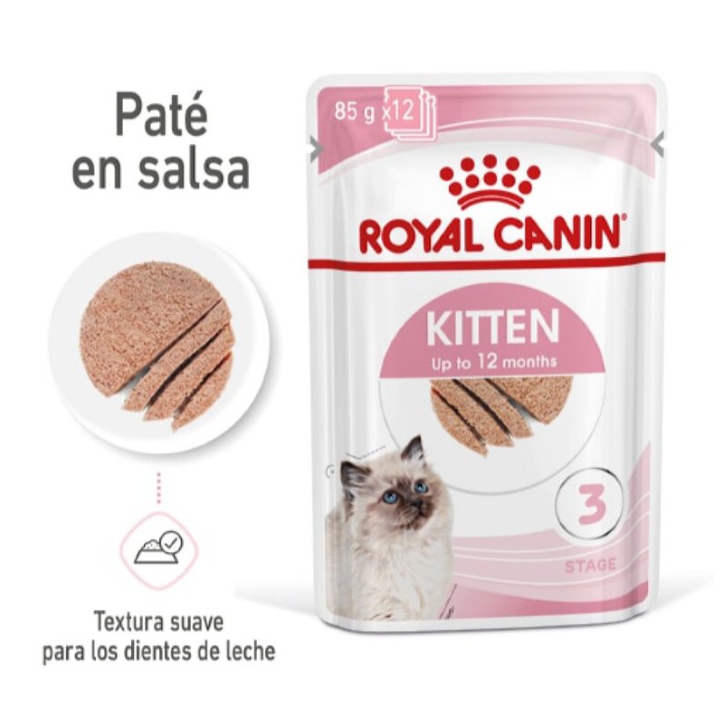 Royal Canin Kitten paté sobre para gatos