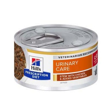 HILL'S PRESCRIPTION DIET GATO ADULTO C/D URINARY STRESS ESTOFADO (STEW) DE 82g