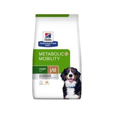 HILL'S PRESCRIPTION DIET PERRO ADULTO METABOLIC + MOBILITY J/D CON POLLO 12kg