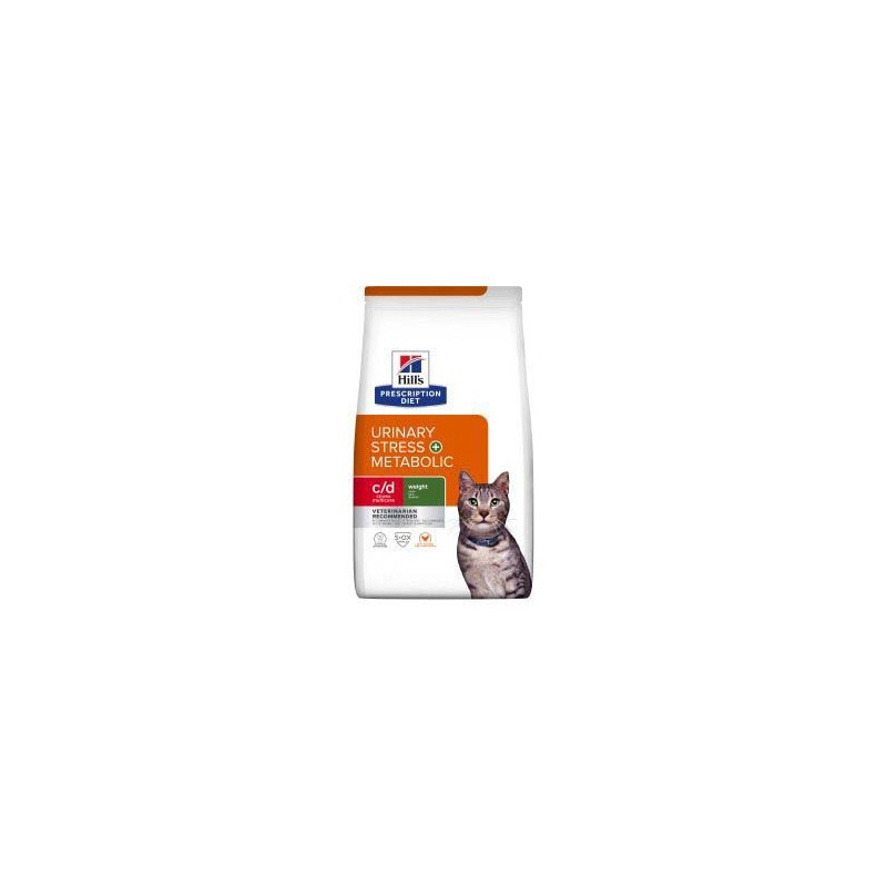HILL'S PRESCRIPTION DIET GATO ADULTO C/D URINARY STRESS + METABOLIC POLLO 3Kg