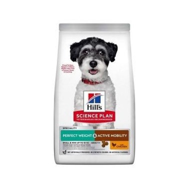 HILL'S SCIENCE PLAN PERFECT WEIGHT & ACTIVE MOBILITY PERROS ADULTOS RAZA PEQUEÑA Y MINI 6Kg