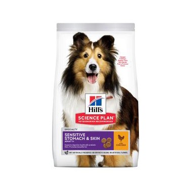 HILL'S SCIENCE PLAN PERRO ADULTO SENSITIVE STOMACH RAZAS MEDIANAS CON POLLO 2,5kg