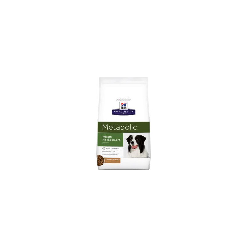 HILL'S PRESCRIPTION DIET METABOLIC PERRO ADULTO CORDERO Y ARROZ 12Kg