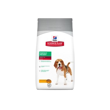 HILL'S SCIENCE PLAN PERRO ADULTO PERFECT WEIGHT RAZAS MEDIANAS CON POLLO 2kg