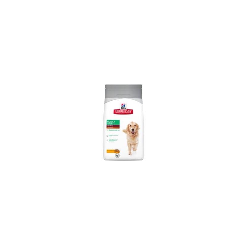 HILL'S SCIENCE PLAN PERRO ADULTO PERFECT WEIGHT RAZAS GRANDES CON POLLO 12kg