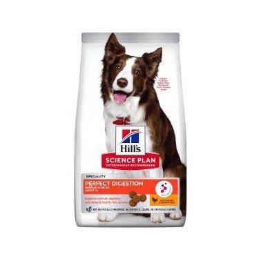 HILL'S SCIENCE DIET PERFECT DIGESTION PERRO ADULTO RAZA MEDIANA 14Kg