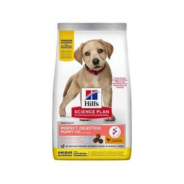 HILL'S SCIENCE PLAN PERFECT DIGESTION PERRO PUPPY RAZA GRANDE 14,5Kg