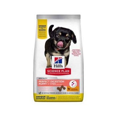 HILL'S SCIENCE PLAN PERFECT DIGESTION PERRO PUPPY RAZA MEDIANA 14Kg