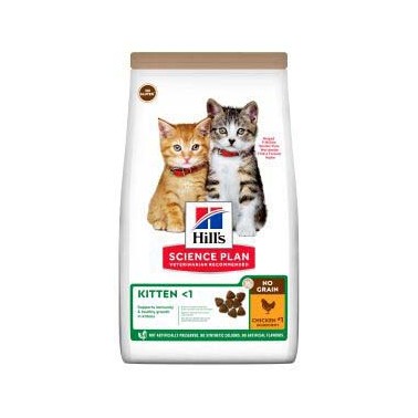 HILL'S SCIENCE PLAN GATO KITTEN NO GRAIN CON POLLO 1,5Kg