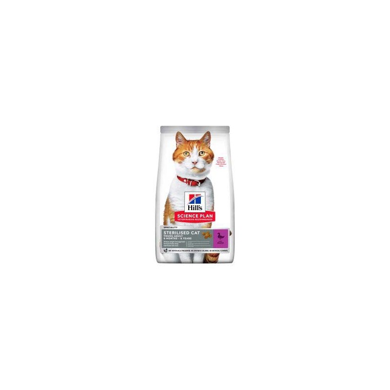 HILL'S SCIENCE PLAN STERILISED GATO JOVEN CON PATO 7Kg