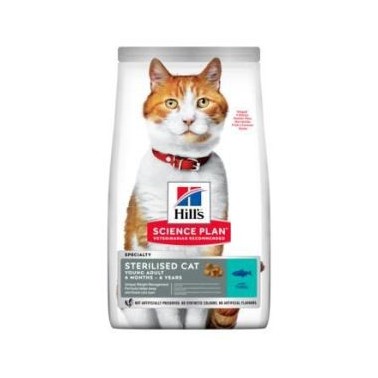 HILL'S SCIENCE PLAN GATO ADULTO STERILISED YOUNG CON ATUN 10kg