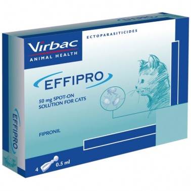 EFFIPRO GATO 50 mg Pipetas Antiparasitarias para Gatos