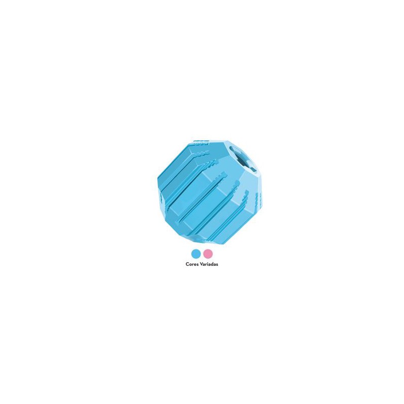 KONG PUPPY ACTIVITY BALL AZUL O ROSA TALLA M