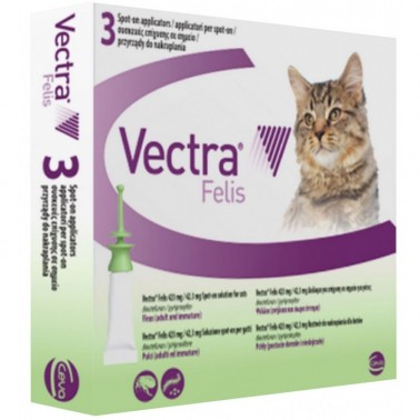 VECTRA FELIS 3 Pipetas para Gatos Pipetas Antipulgas