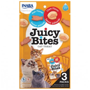 Churu Juicy Bites Pescado Y Almeja Para Gatos