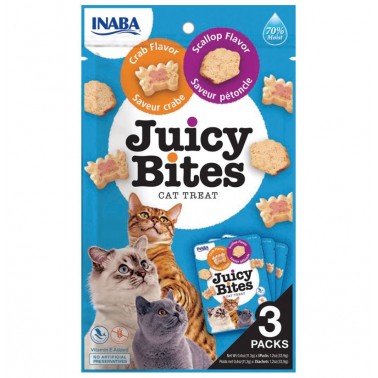 Churu Juicy Bites Vieira Y Cangrejo Para Gatos