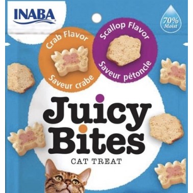 Churu Juicy Bites Vieira Y Cangrejo Para Gatos 1 paquete