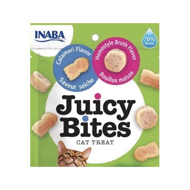 Churu Juicy Bites Calamar Y Caldo Casero Para Gatos
