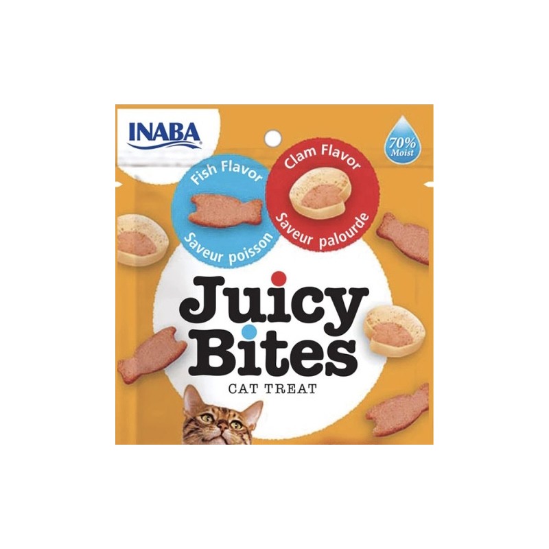 Churu Juicy Bites Pescado Y Almeja Para Gatos 1 paquete