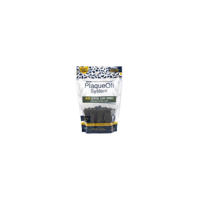 PLAQUE OFF MINI BONES VEGGIE 340g