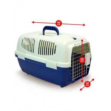 Transportín para perros y gatos - 48 x 30 x 29 cm