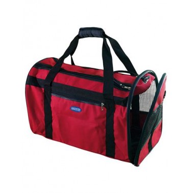 Bolso viaje plegable pequeña roja - 40 x 26 x 25 cm