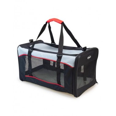 Transportín/bolsa "deluxe" - 46 x 25,5 x 26,5 cm - Para perros pequeños y gatos