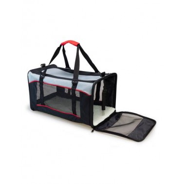 Transportín/bolsa "deluxe" - 46 x 25,5 x 26,5 cm - Para perros pequeños y gatos