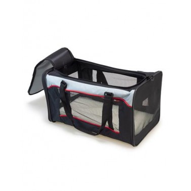 Transportín/bolsa "deluxe" - 46 x 25,5 x 26,5 cm - Para perros pequeños y gatos