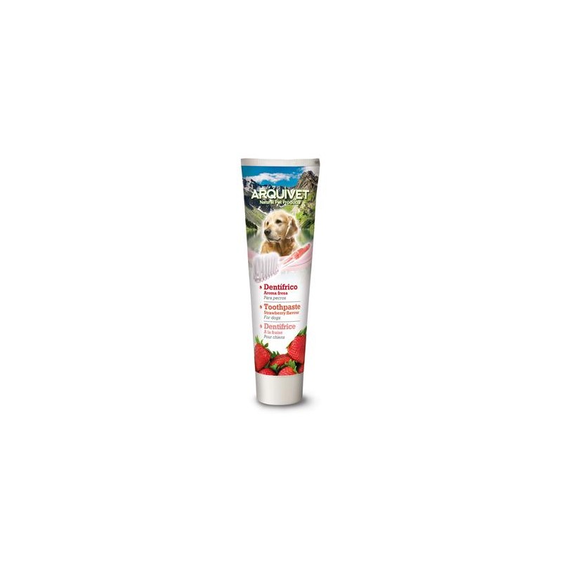 Dentífrico para perros sabor a fresa 100 g
