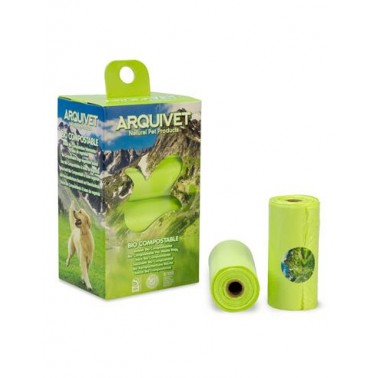 Bolsas Bio compostables (8 rollosx15 bolsas)