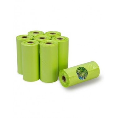 Bolsas Bio compostables (8 rollosx15 bolsas)