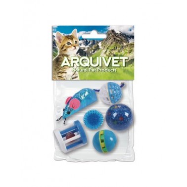 Kit 6 juguetes azules