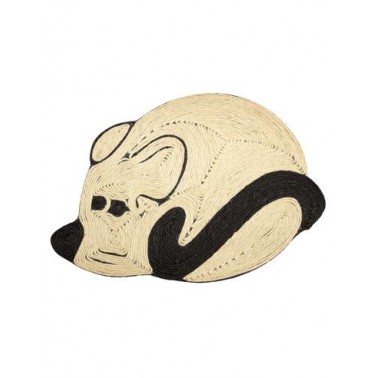 Rascador alfombra con forma de ratón - para gatos - 56 x 40 cm
