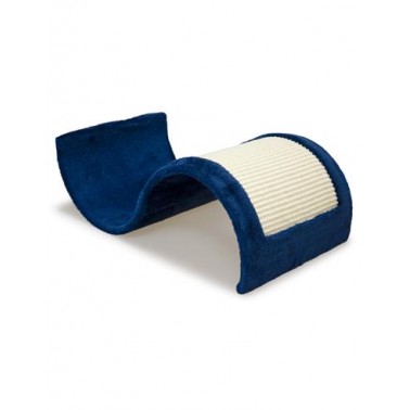 Rascador azul en forma de ola, para gatos - 50 x 29 x 18 cm