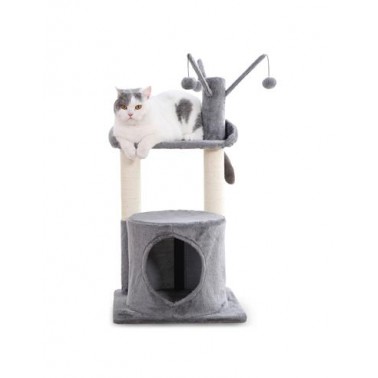 Rascador para descansar y jugar "Dynamic" - 40 x 40 x 80 cm