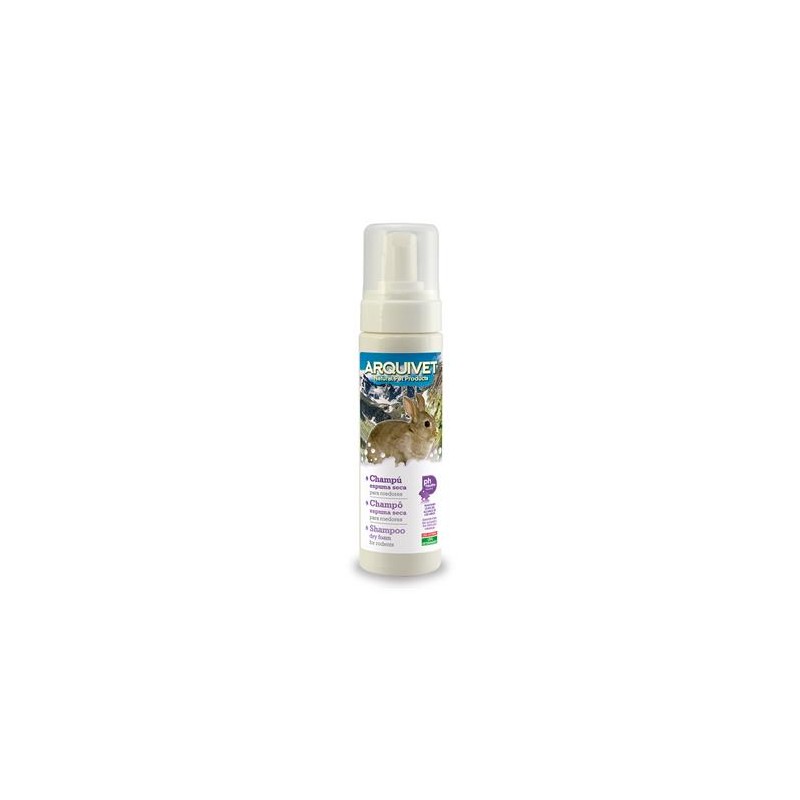 Champú espuma seca para roedores - 200 ml